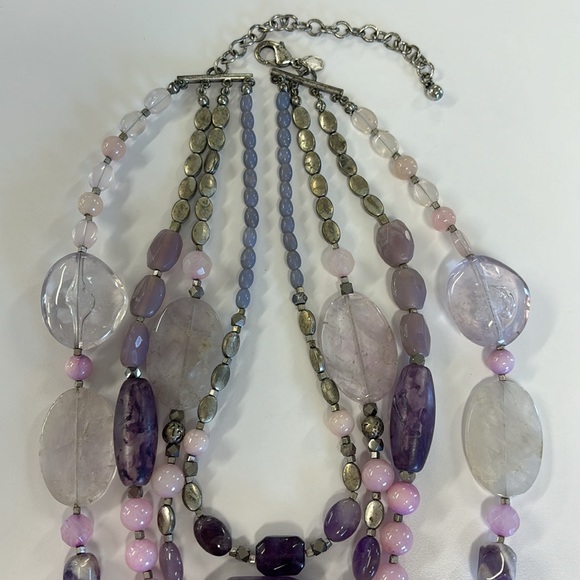 Chicos natural amethyst stone necklace. - Picture 4 of 8